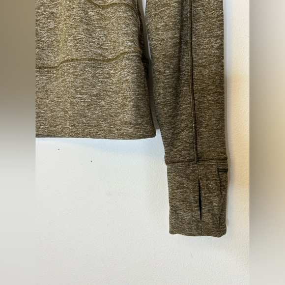 Lululemon Rush Hour Half Zip Running Jacquard Green Women’s 4 Pullover Jacket - Picture 5 of 11